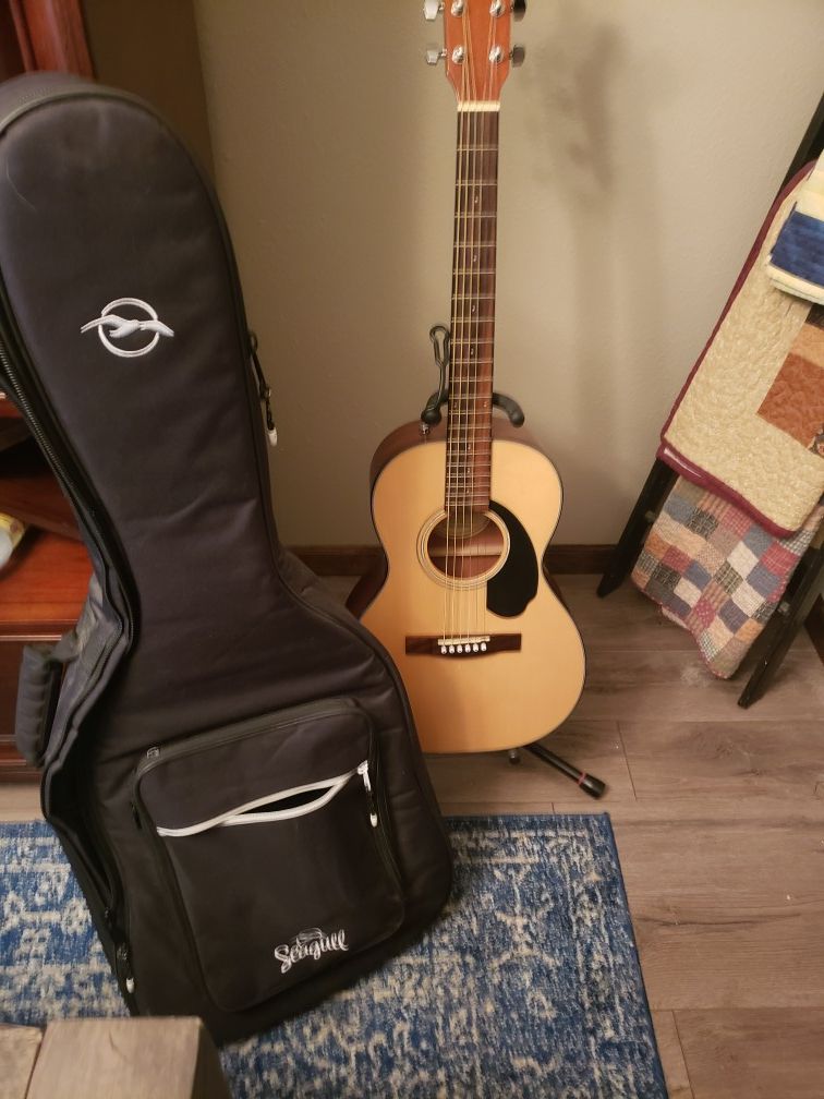 New Fender classic Guitar with stand and case
