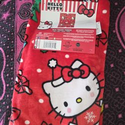 Hello Kitty Christmas Toddler Blanket 