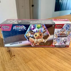 Pokémon prismatic evolution surprise box booster box