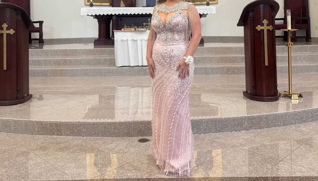 Custom Made Pink Dress