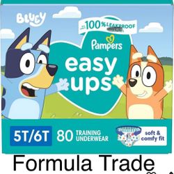 Easy Ups - Pull Ups- Training Underwear Size 5/6T