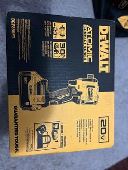DEWALT Atomic 20V Impact Driver Kit DCF850P1