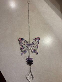 60th Birthday Hanging Crystal NEW