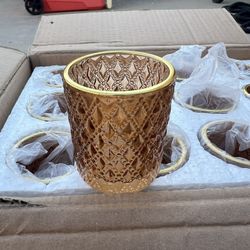Gold/Amber Votive Candles