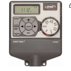 Orbit 28966 Easy Dial 6-Station Indoor Sprinkler Controller Gray