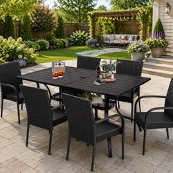 Brand New Patio Outdoor Dining Table Set 