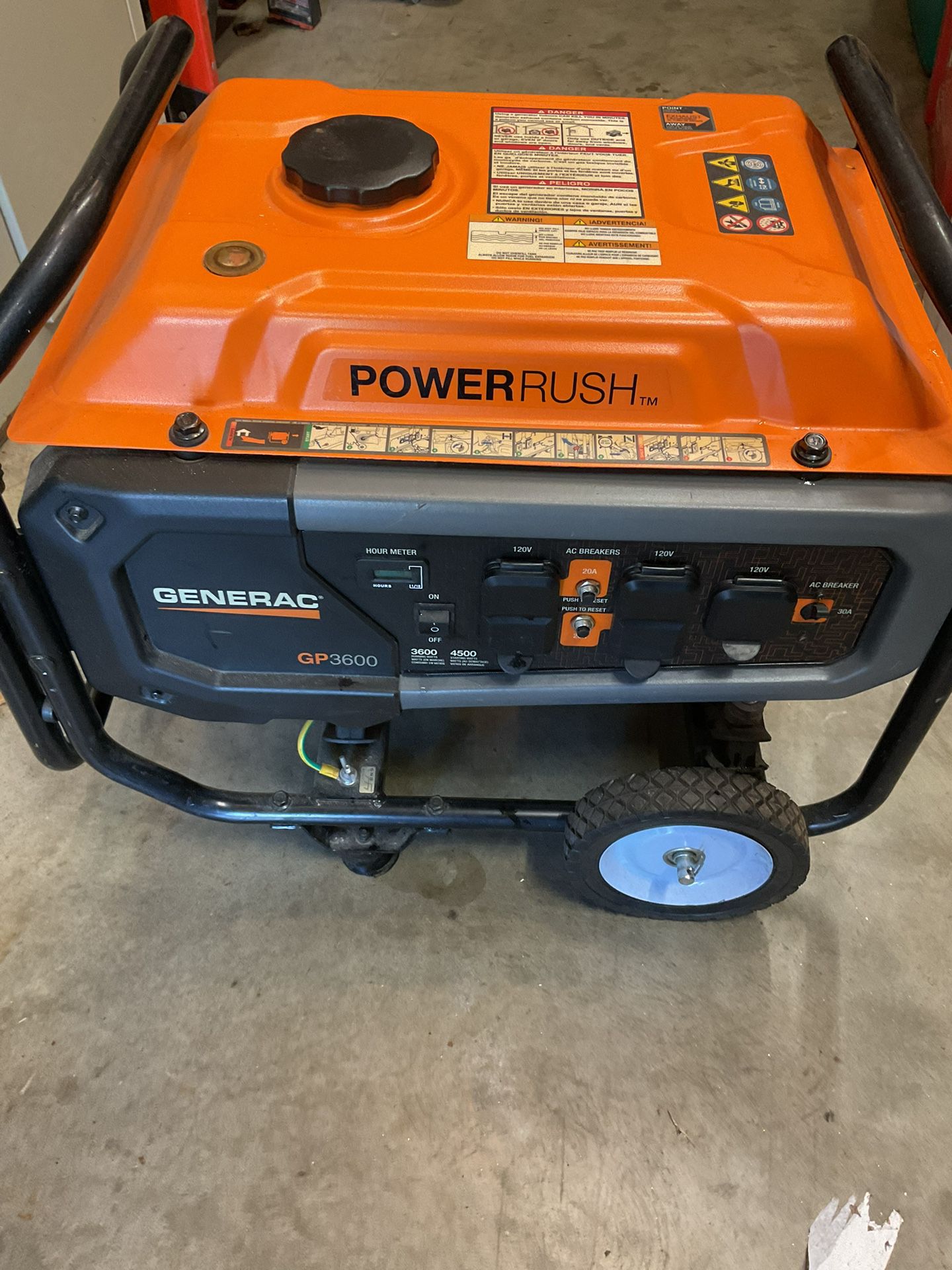 Generac Power Rush Generator