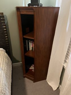 Corner Bookshelf 54”x 33” X15