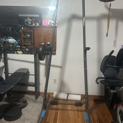 Stamina Power Tower Dip Bar - Pull Up Bar Station