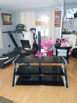 Black TV Stand