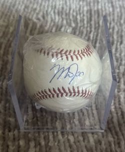 Mike Trout Signed Baseball