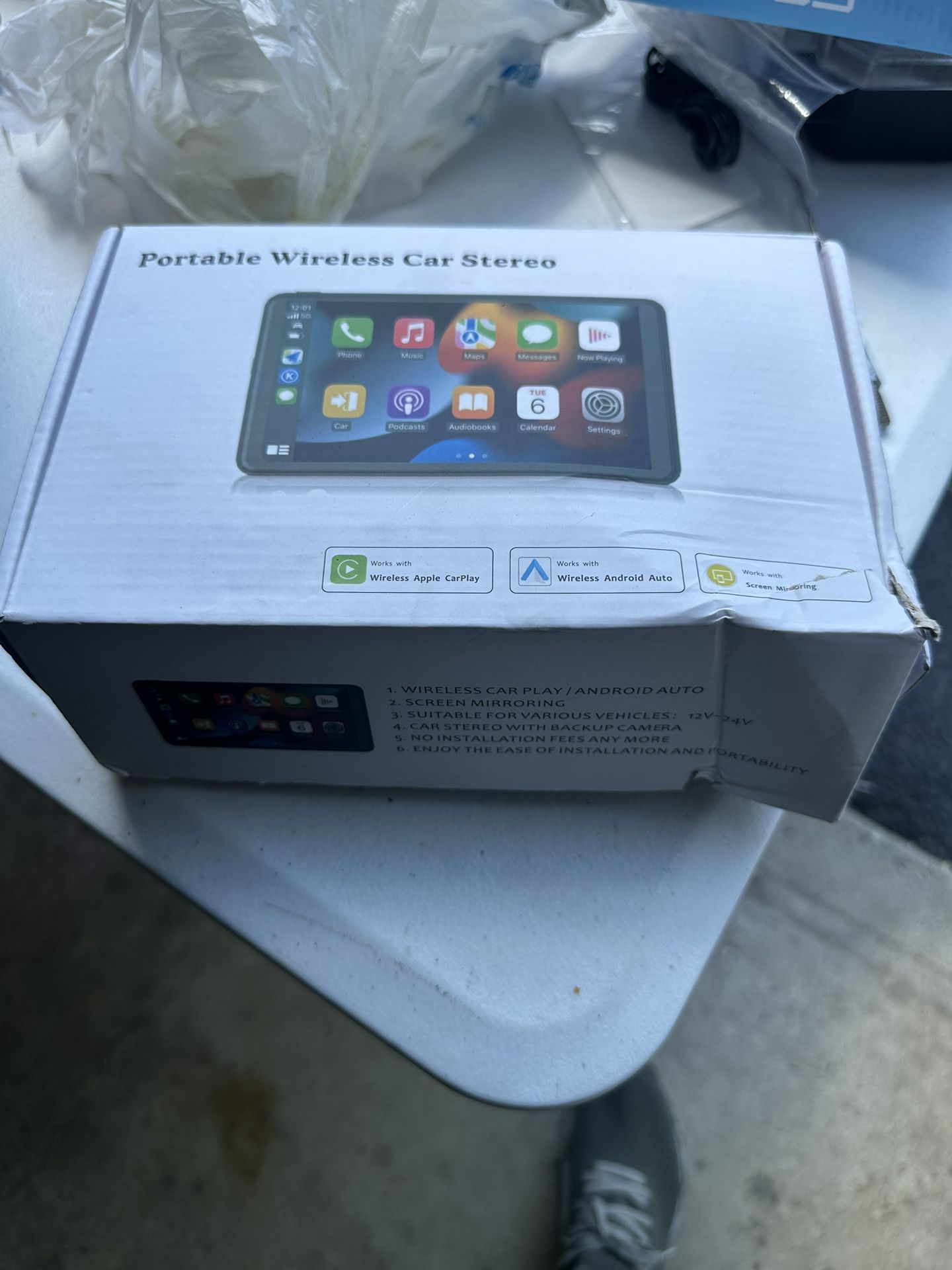 Portable Wireless Car Stereo