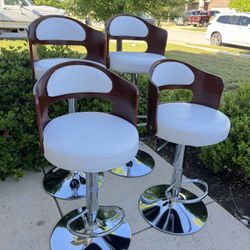 Barstools Set Of 4 Sleek And Stylist 
