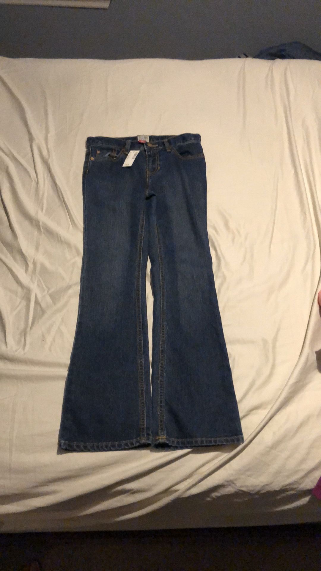 Brand new girls boot cut jeans, size 12. The children’s place.