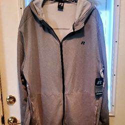 Riddle Grey Nylon Sjport Jacket...size Xxl Mens..Brand New!..Light Weight