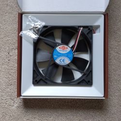 Six high-pressure high-flow 120mm server fans