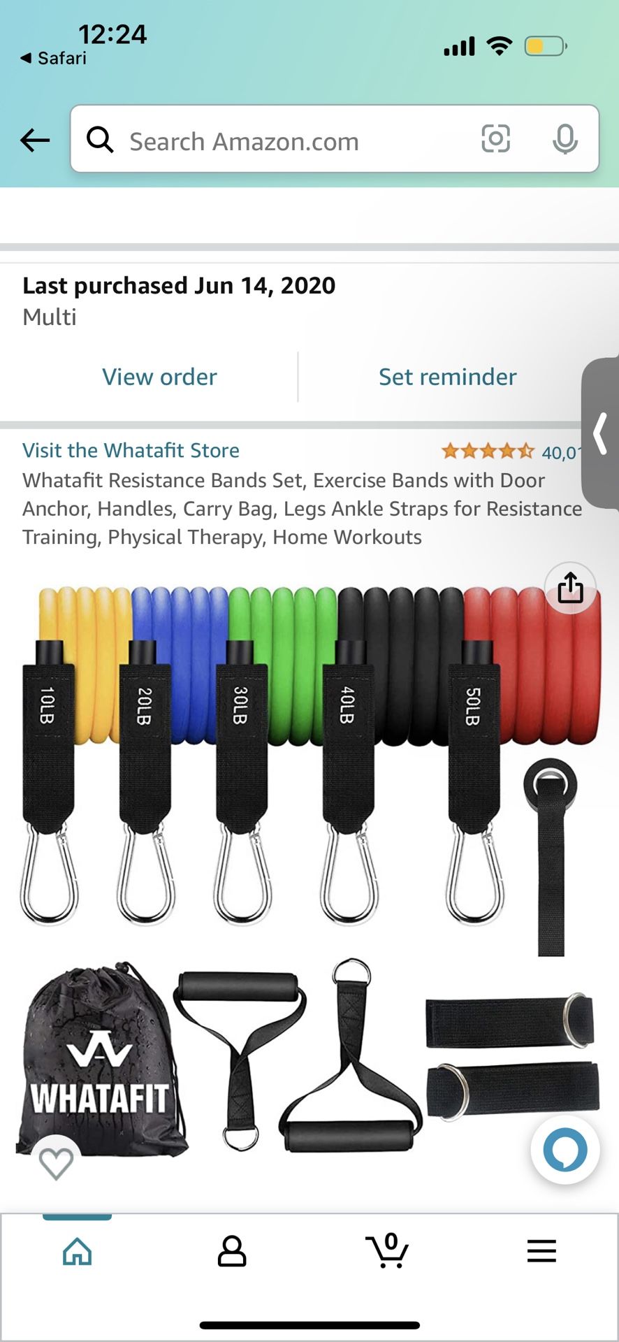 Resistance Bands Set With Accessories 