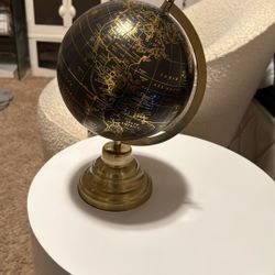 Black and Gold Globe