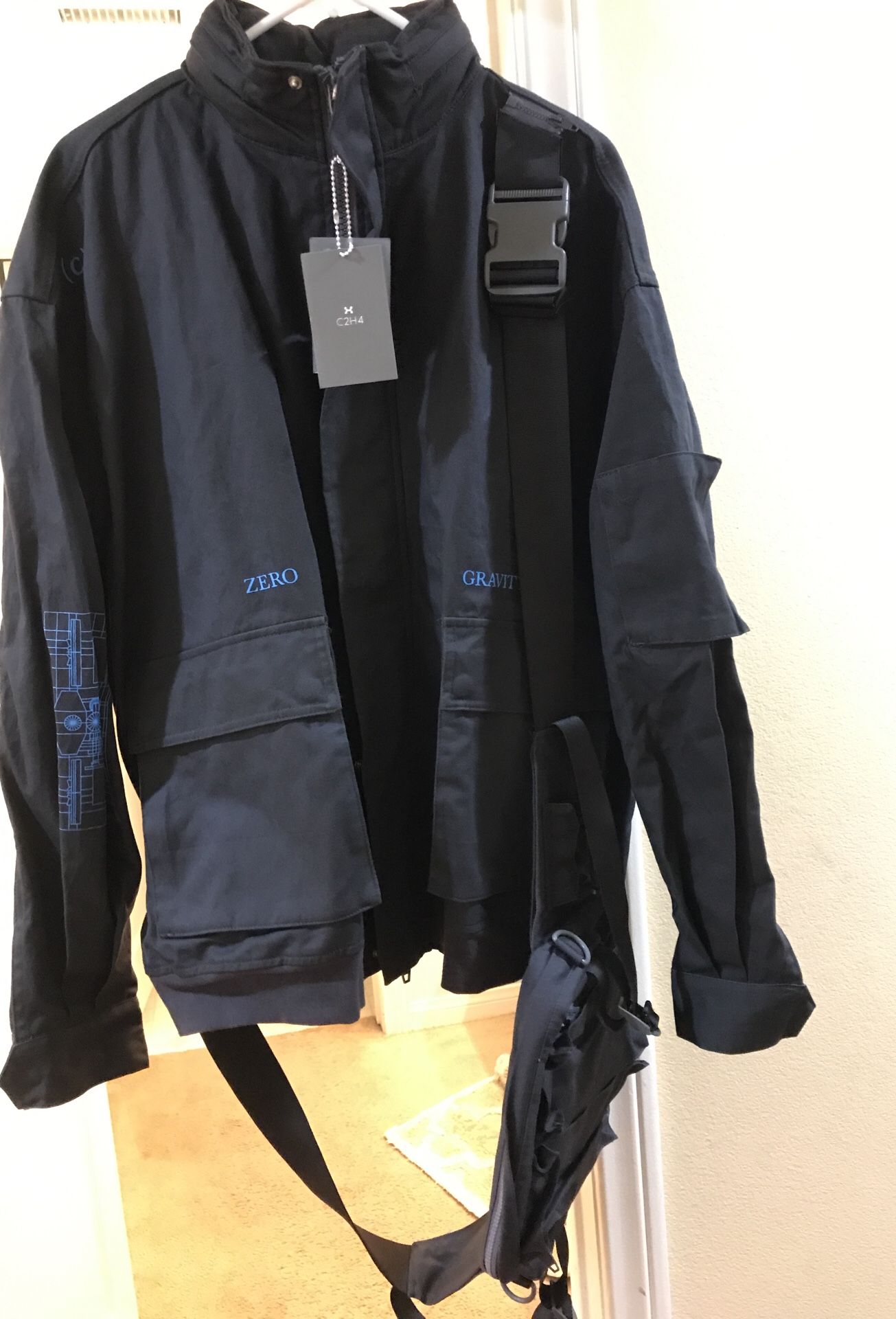 C2H4 Zero Gravity Jacket Black Size Large
