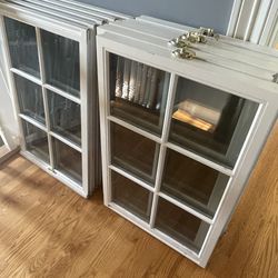 5 Sets of Kolbe K/K Double Hung Windows With Grids 115-16 SIM 20x32 DH HK LO E White K-Kron 2W3H 7/8