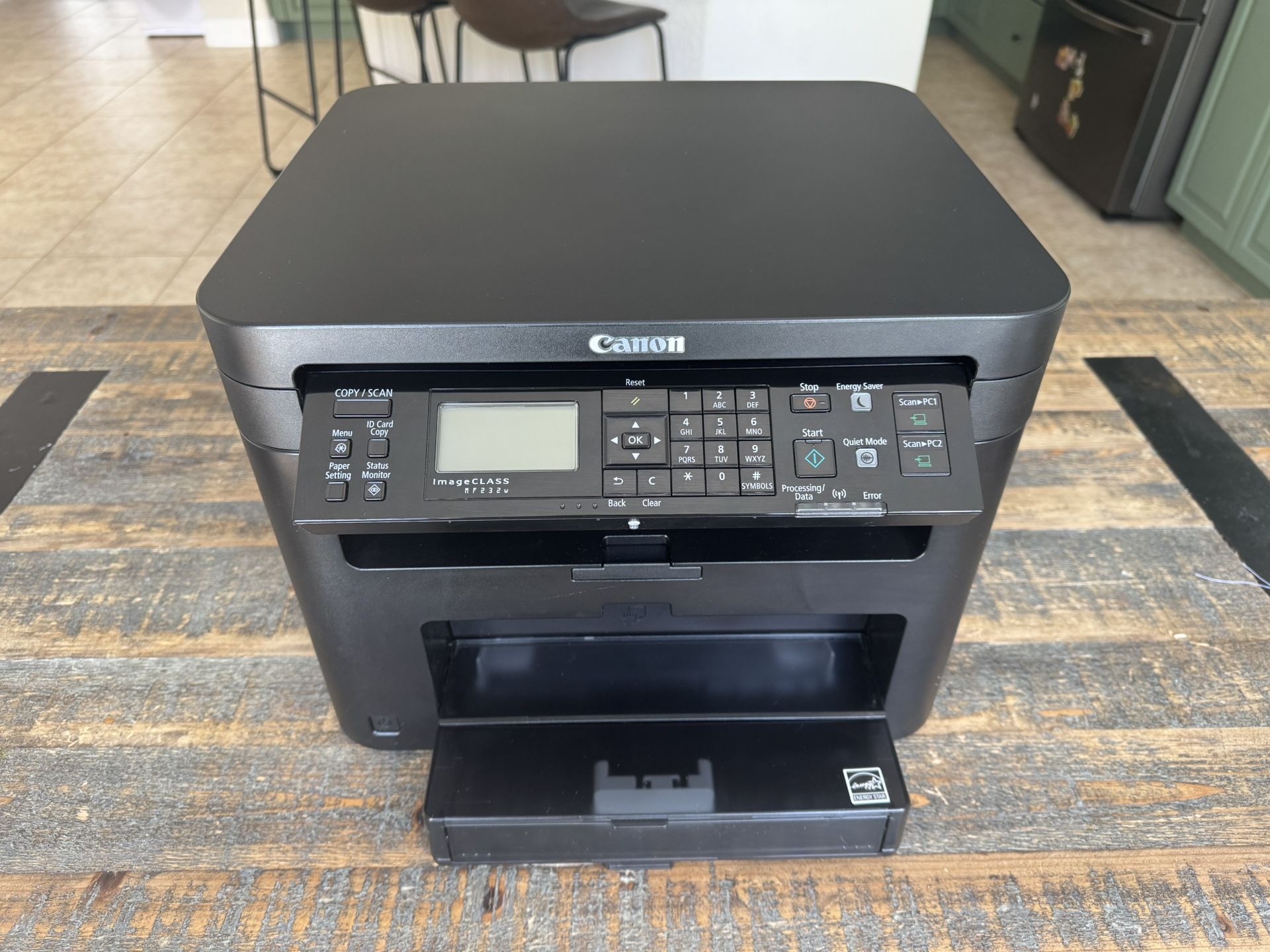 Canon MF232W 3 In 1 (Print, Copy, Scan ) Wi Fi , Duplex, Mobile Ready Laser Printer w/ 2 New Toner Cartridges.