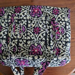 Vera Bradley Large Zip Top Shopper Tote