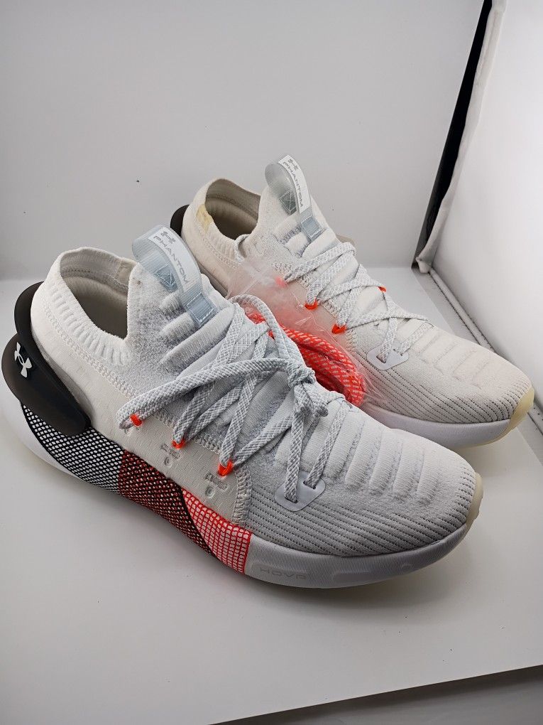 Under Armour HOVR Phantom 3 * White/Red - Men's 7.5