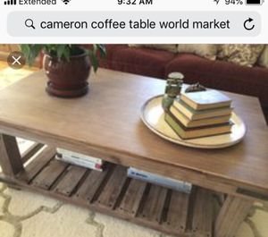 World Market Coffee Table For Sale In Snohomish Wa Offerup