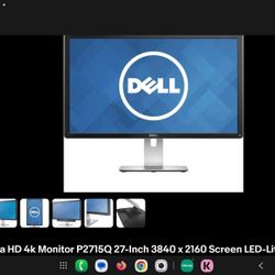 Dell 4k 27 Inch Monitor