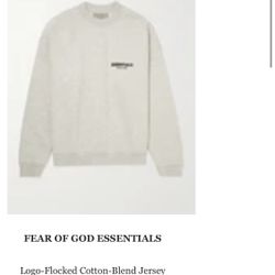 Fear Of  God Essentials Sweatshirt Size XL
