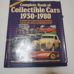Hardcover Complete Book Of Collectible Cars 1(contact info removed)