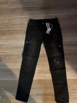 Purple Brand Black Distressed Jeans