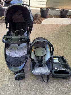 Baby trend infant car seat and stroller