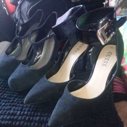 2 Pairs Of GUESS  High Heels 9 1/2M
