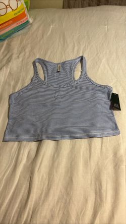 Wild Fable Stripe Blue Pajama Top Size L, New. 