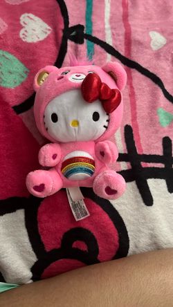 🌈🎀 Hello Kitty x Care Bears Plushie – The Ultimate Cuddle Collab! 🧸💕
