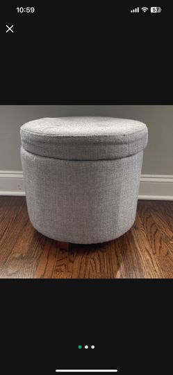 Gray Ottoman