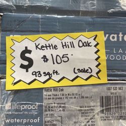 SALE - Lifeproof - Kettle Hill Oak 14 mm T x 7.6 in. W Waterproof Laminate Wood Flooring