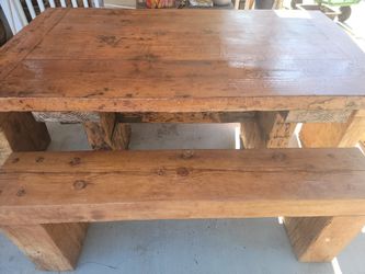 Heavy Timber Dining Table 