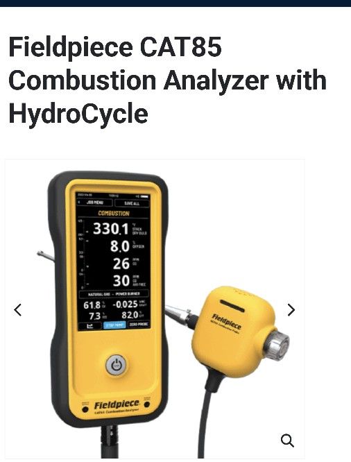 Fieldpiece Combustion Analyzer Cat85