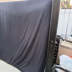 King size bed frame and bed