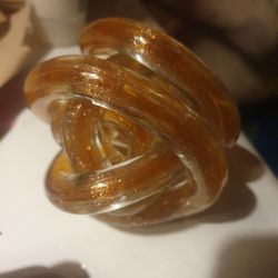 Infinity Knot paperweight/desk art