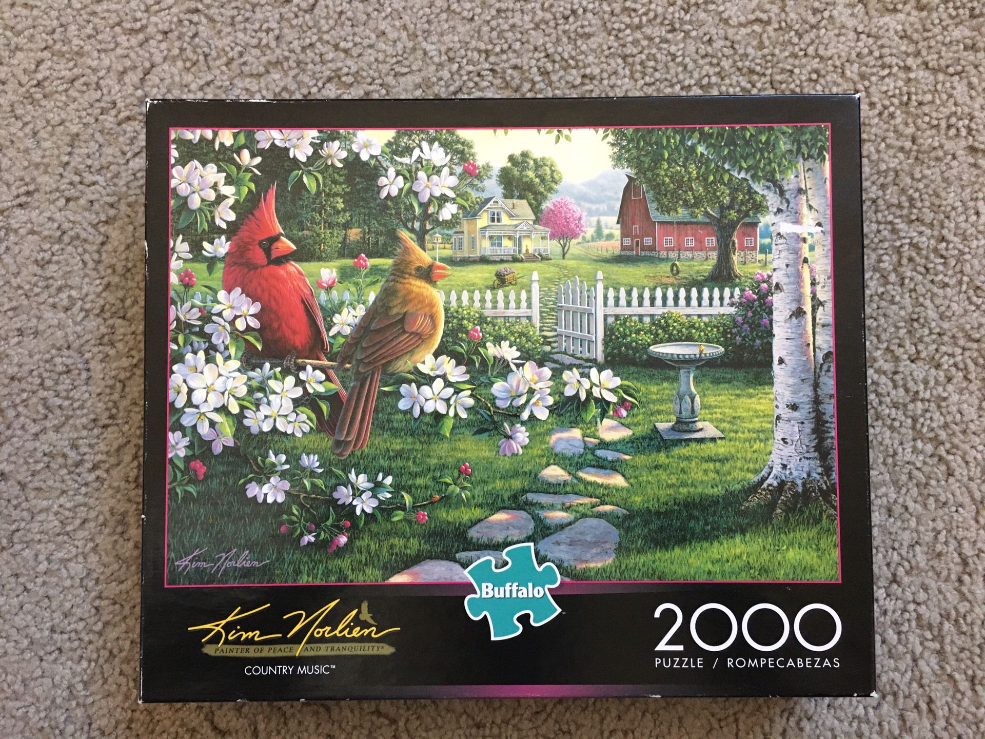 Jigsaw Puzzle COUNTRY MUSIC Buffalo 2000 Pieces NO MISSING PIECES