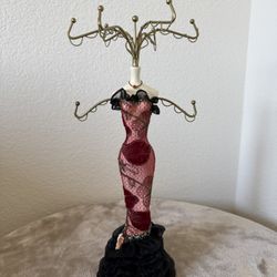 Jewelry Display Stand, Lace Gown 
