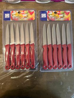 New 6-Piece Steak Knife Set
