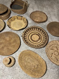 Authentic Navajo Handwoven Basket Lot