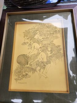 Funky Mid Century Art Piece