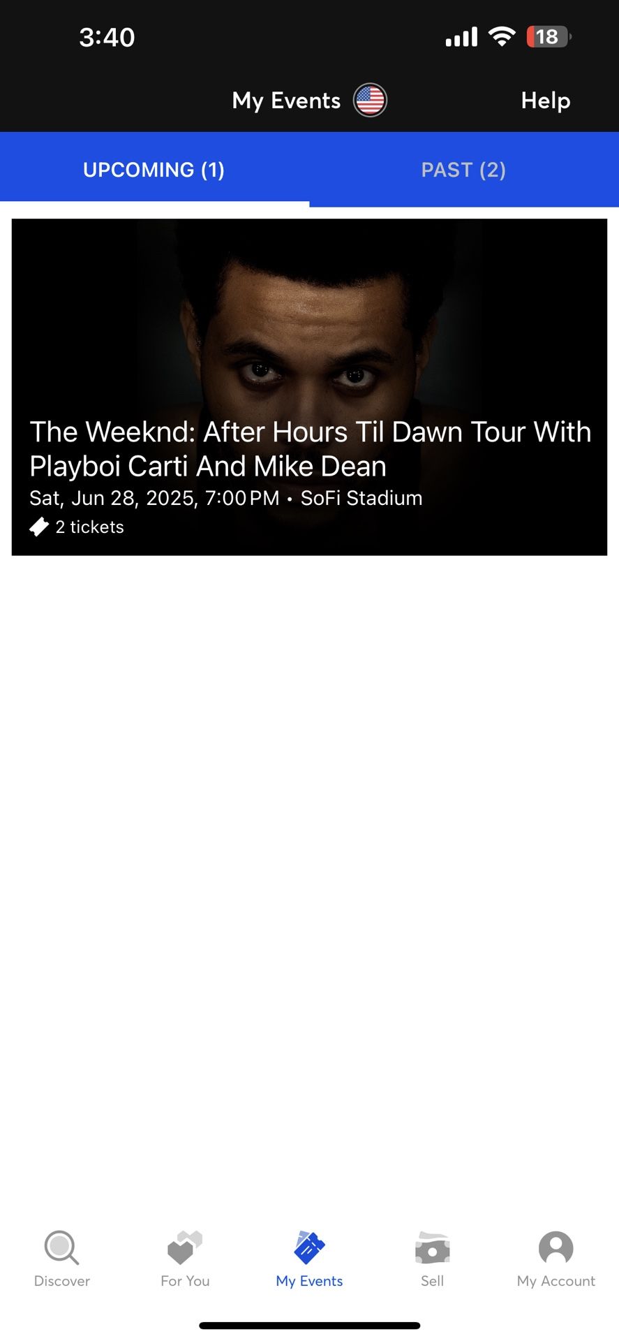 The Weeknd After Hours SoFi Stadium