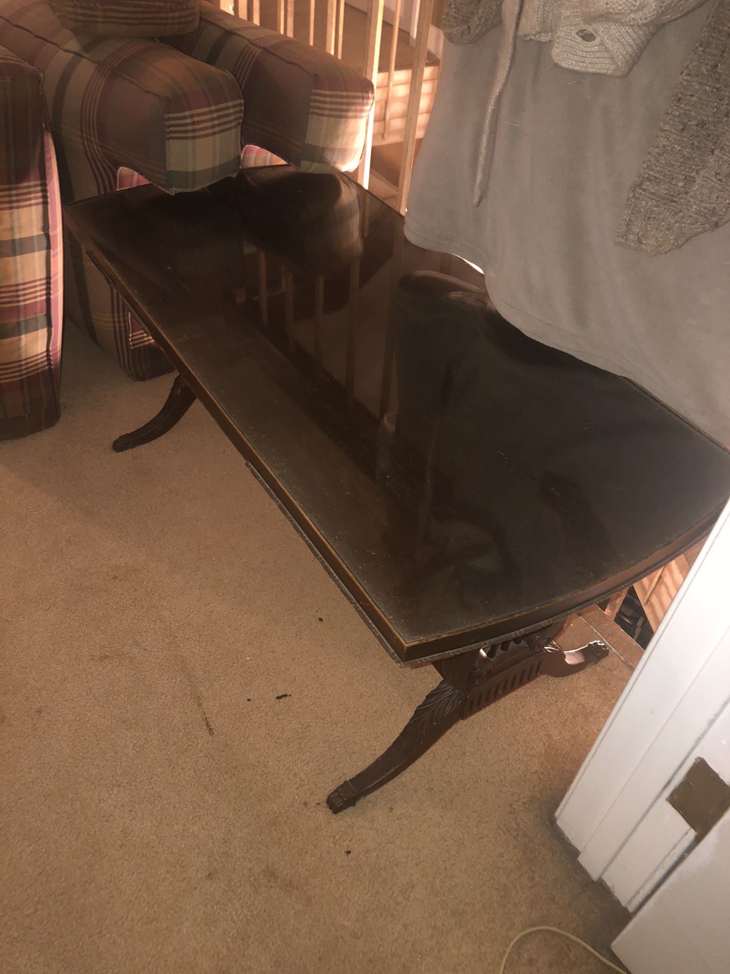 Mahogany Vintage Coffee Table & End Table.NEED NEW HOME!