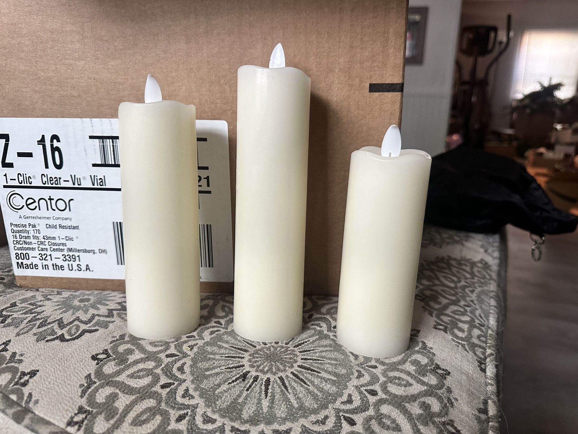 5 Piece Flameless Candles 